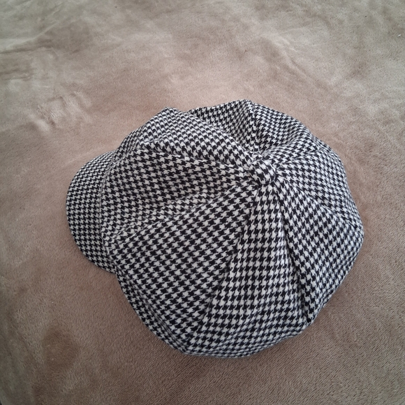 David and Young Black and White Houndstooth Hat - Picture 3 of 3